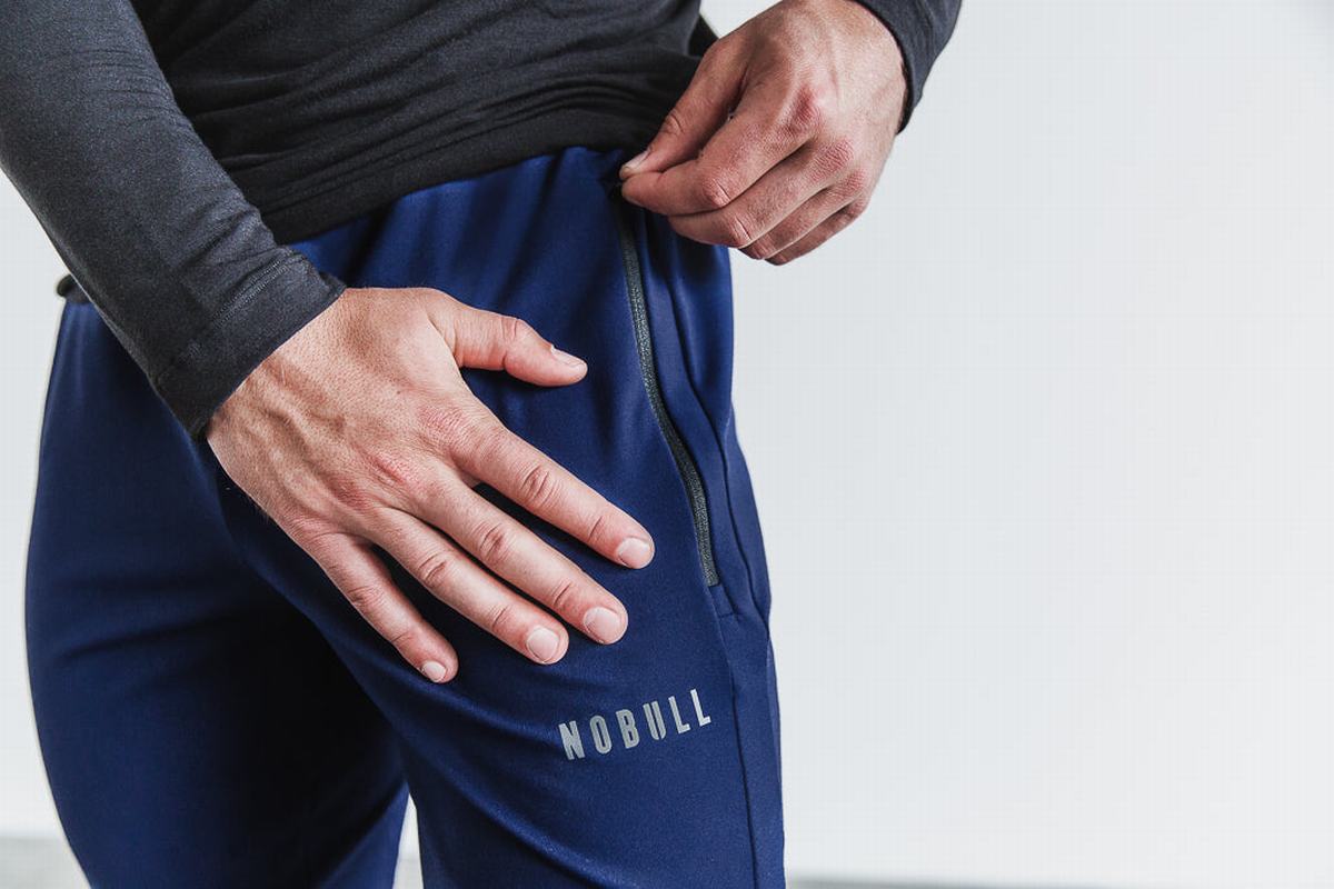 Nobull Men's Joggers Navy | Australia (YI7206)